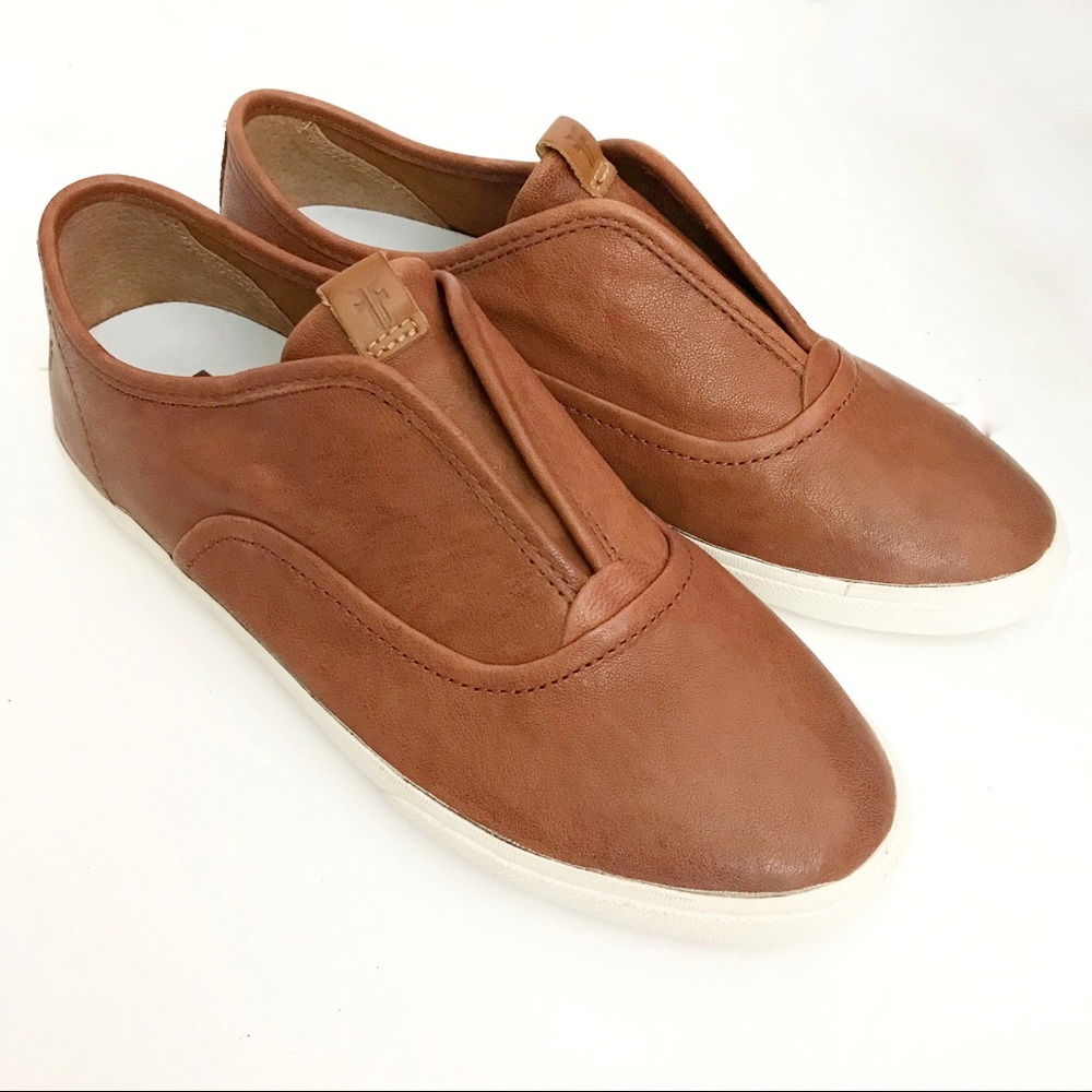 Frye The Maya CVO Slip On Leather Sneakers 8